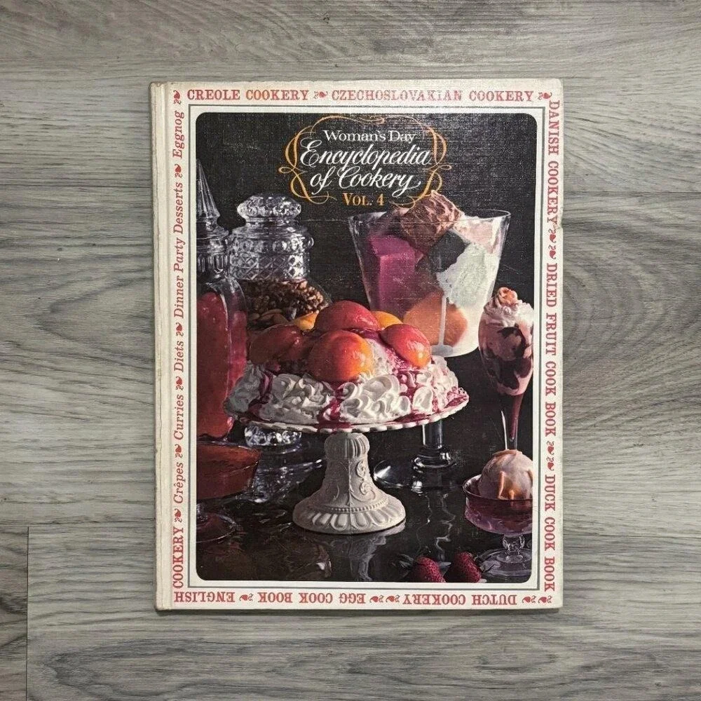 Cookbook Set Woman's Day Encyclopedia of Cookery Vol 4‎ 6 11 Vintage Hardcover